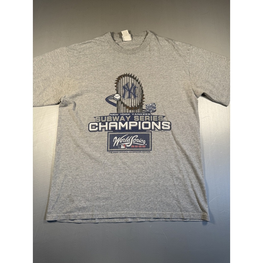 Vintage New York Yankees Shirt Mens XL MLB Baseball Subway Series Champions 2000